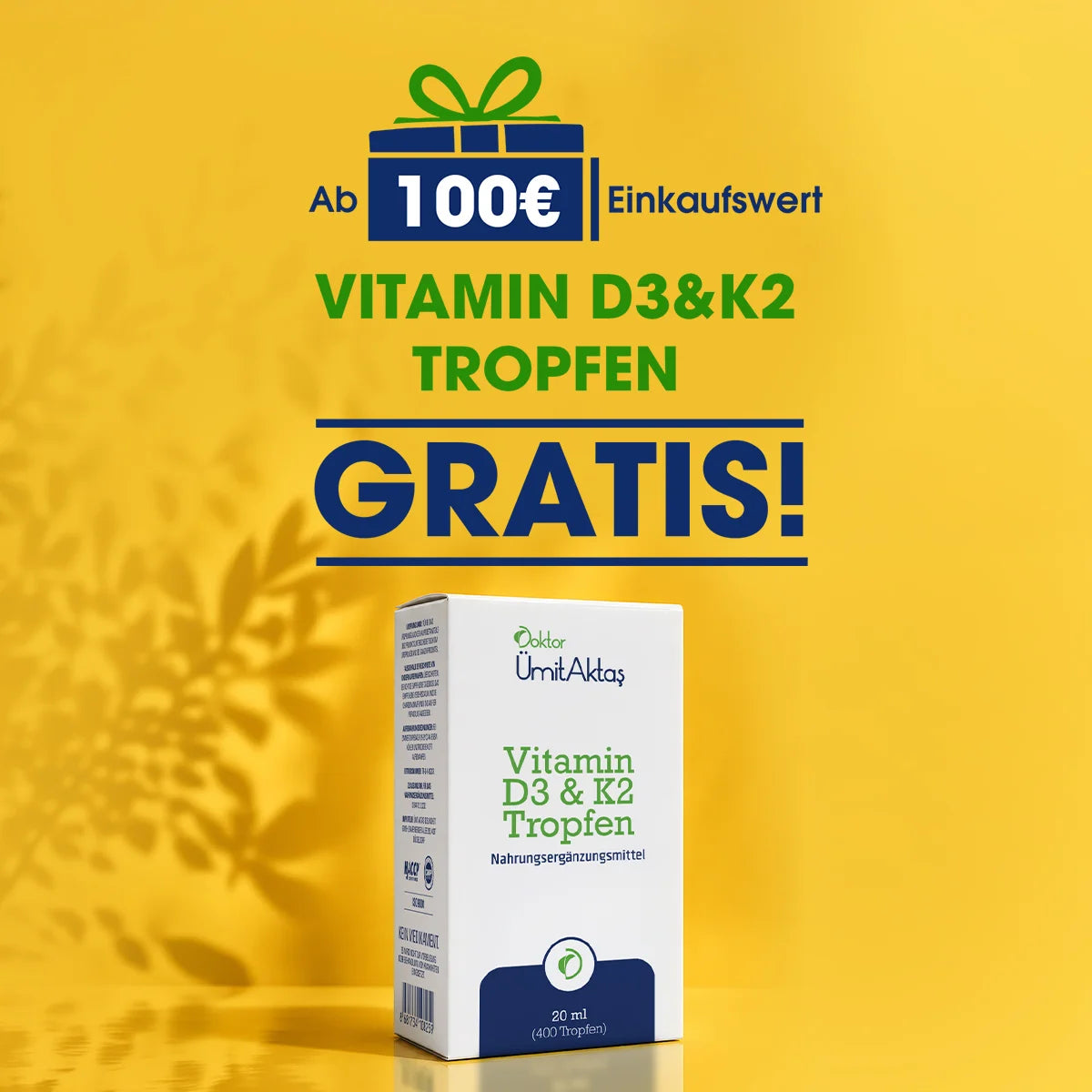 Gift Vitamin D3 & K2 Tropfen